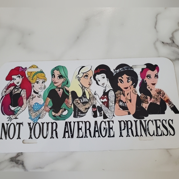 Not Your Average Princess License Plate - Picture 5 of 5